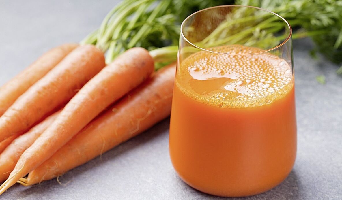 Karottensaft zur Entwurmung